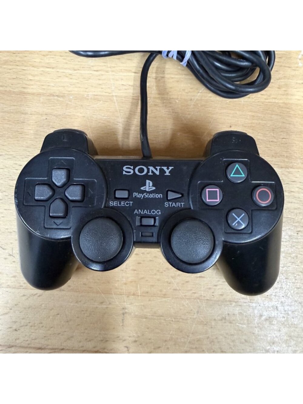 Black Dual Shock 2 Controller Official Sony PlayStation 2 PS2 SCPH-10010 Tested